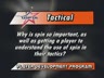 TACTICAL - IMPORTANCE OF SPIN