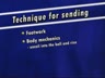 THE ARC BALL - TECHNIQUE FOR SENDING - BODY MECHANICS