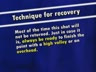 THE SHOULDER-LEVEL DIP DRIVE - TECHNIQUE FOR RECOVERY
