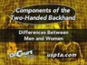 DIFFERENCE BETWEEN MEN AND WOMEN ON THE TWO-HANDED BACKHAND