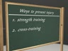 ASK THE PROFESSOR - WAYS TO PREVENT INJURY - CROSS-TRAINING