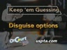 DISGUISE YOUR OPTIONS WHEN HITTING A DROPSHOT