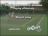 PLAYING SUCCESSFUL DOUBLES - MATCH TIME