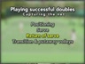 PLAYING SUCCESSFUL DOUBLES - CAPTURING THE NET - RETURN OF SERVE