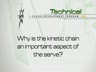 KINETIC CHAIN ON THE SERVE