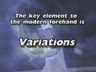 MODERN FOREHAND - VARIATIONS 