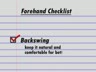 SECRETS OF TODAY'S FOREHAND - FOREHAND CHECKLIST - BACKSWING