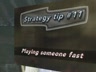 STRATEGY TIP - PLAYING SOMEONE FAST