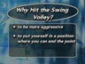SWING VOLLEY - DIFFERENCES BETWEEN TRADITIONAL AND SWING VOLLEY