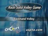 THE BACKHAND VOLLEY