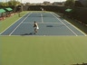 DIVIDE THE COURT INTO THREE PARTS