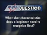 BEGINNERS RECOGNIZING SHOT CHARACTERISTICS