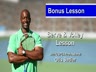 LESSON ON SERVE AND VOLLEY