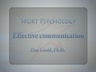 EFFICIENT COMMUNICATION
