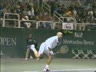HIGH SPEED VIDEO-ANDRE AGASSI-SERVING FROM DEUCE COURT