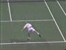 HIGH SPEED VIDEO-ANDRE AGASSI-SERVING FROM DEUCE COURT