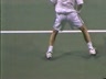 HIGH SPEED VIDEO-ANDRE AGASSI-FOREHAND FOOTWORK-SEMI OPEN VS SQUARE