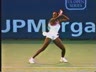 HIGH SPEED VIDEO - VENUS WILLIAMS - OPEN-STANCE FOREHAND, FRONT VIEW