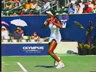 HIGH SPEED VIDEO - VENUS WILLIAMS - OPEN-STANCE FOREHAND, SIDE VIEW