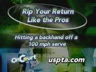 RETURN OF SERVE - BACKHAND RETURN OF 100 MPH SERVE