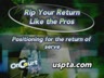 RETURN OF SERVE - POSITIONING