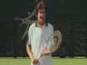 FRONT SHOULDER ON THE ONE HANDED BACKHAND VOLLEY