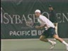HIGH SPEED VIDEO – LLEYTON HEWITT – WIDE BACKHAND RETURN OF SERVE, OPEN STANCE
